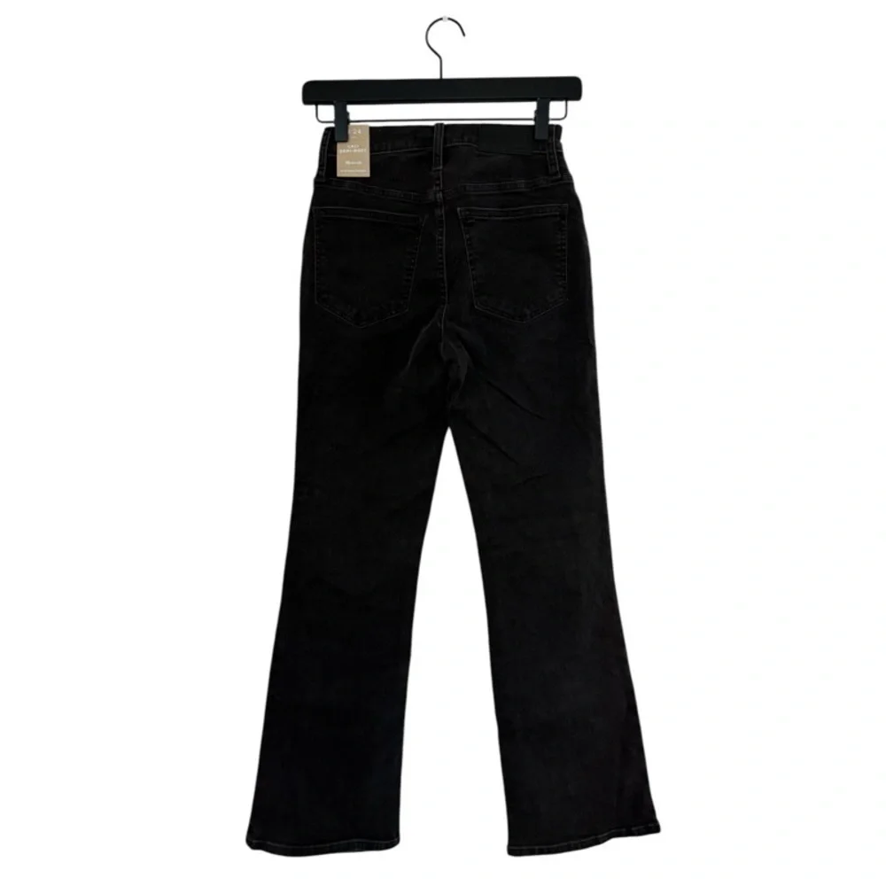 NEW MADEWELL Cali Button-Front Demi-Bootcut Crop Jeans - Picture 3 of 3